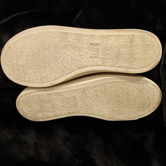 Frye Lana Zip High-Top Silver Sneaker - Picture 5 of 7